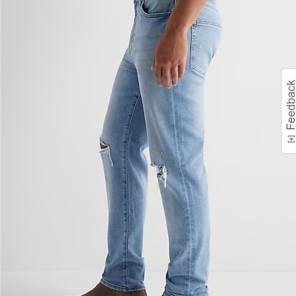 PACSUN NWT 32x30 Athletic Slim distressed Jeans (measures 36” waist) - Picture 1 of 8